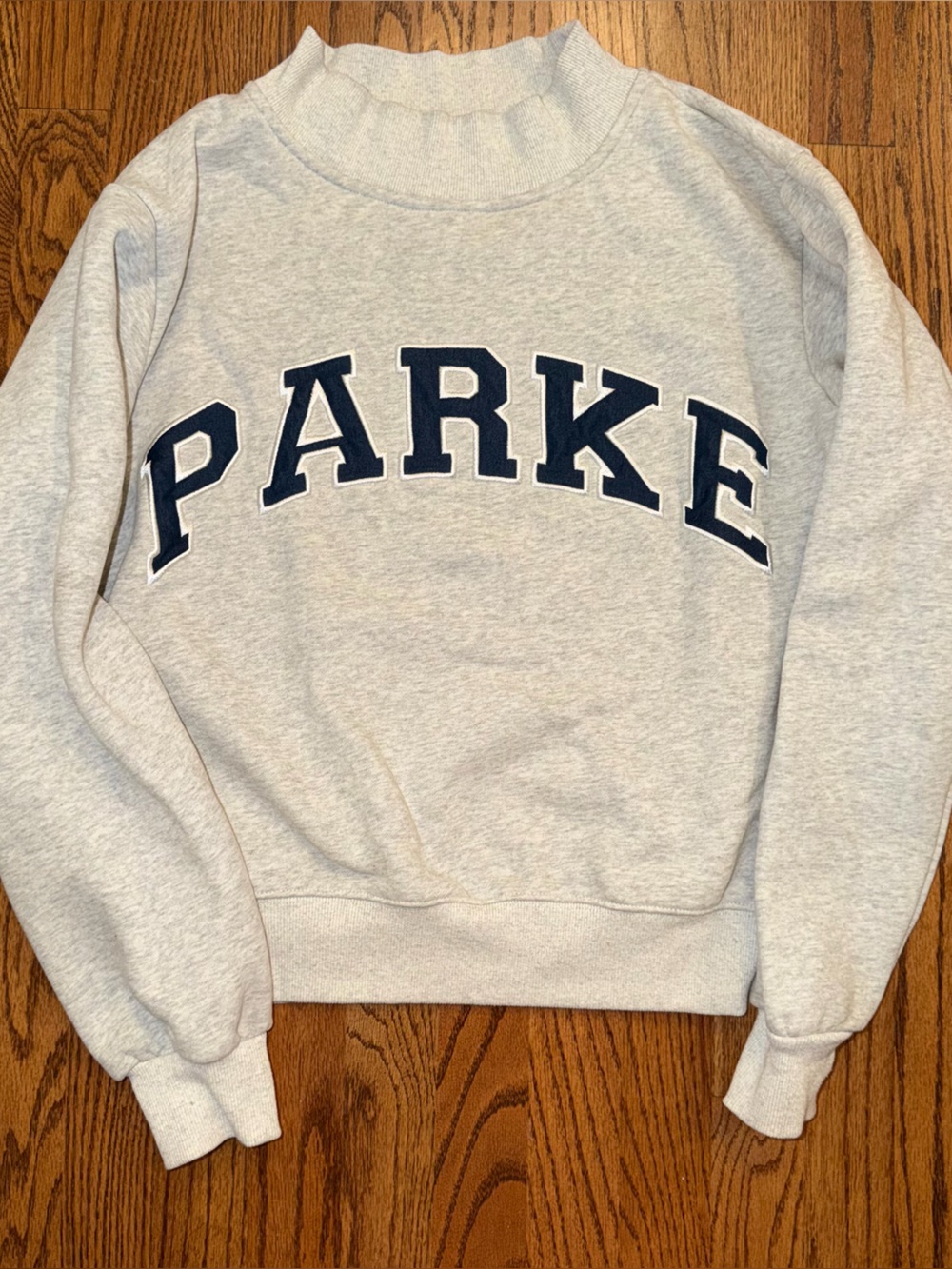 Parke Light Gray Mockneck